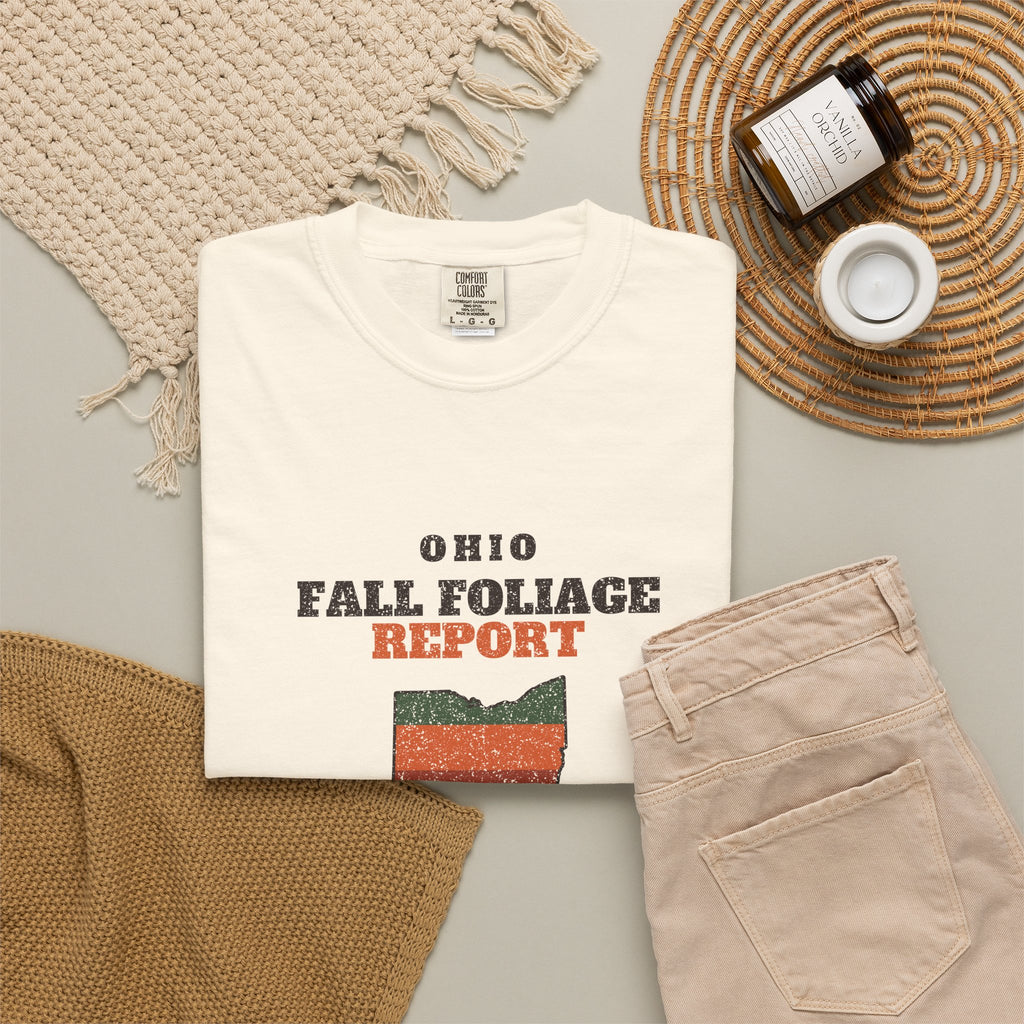 Ohio Fall Foliage Report Map T-Shirt