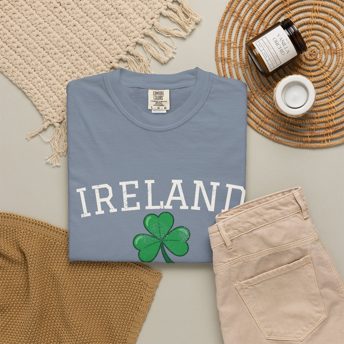 Ireland Éire Three Leaf Shamrock T-Shirt