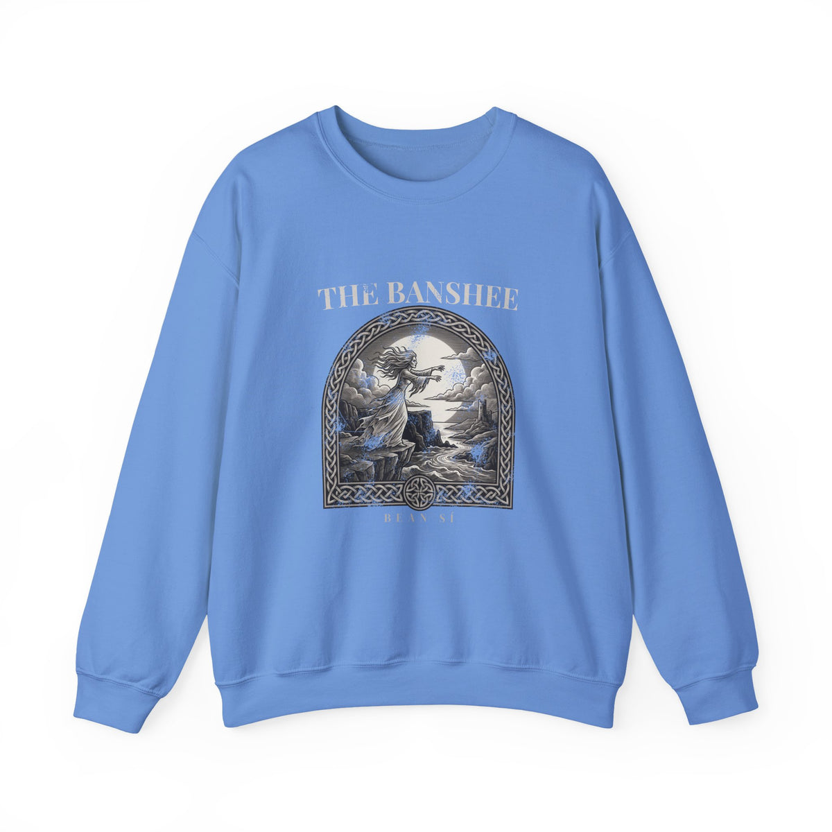 The Banshee Bean Sí Irish Folklore Engraving Crewneck Sweatshirt