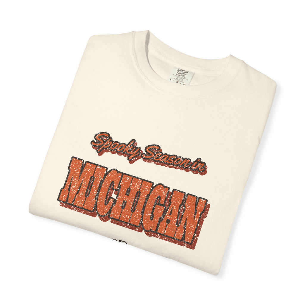Spooky Season in Michigan Vintage Postcard T-Shirt