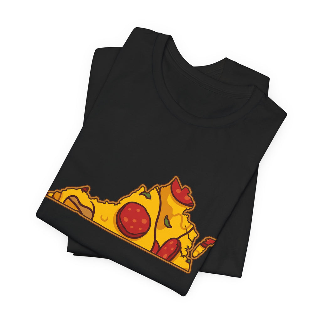 Virginia Pizza Map T-Shirt