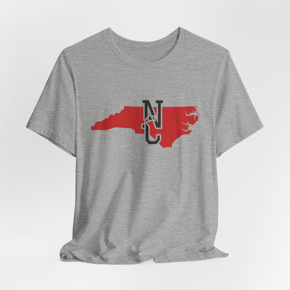 North Carolina Varsity Monogram Map T-Shirt