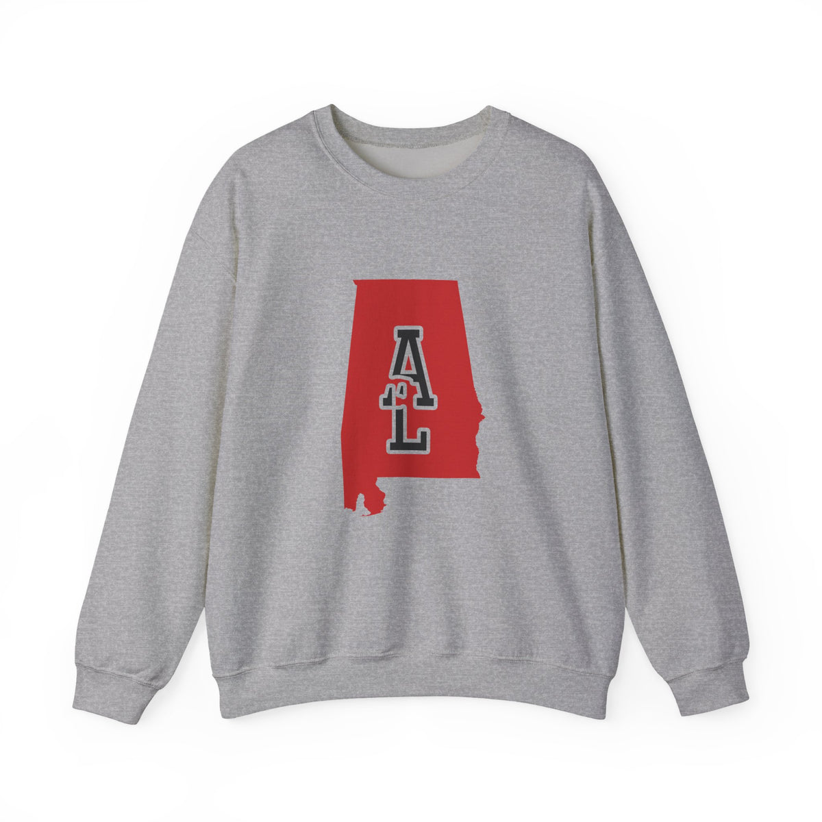 Alabama Varsity Monogram Map Crewneck Sweatshirt