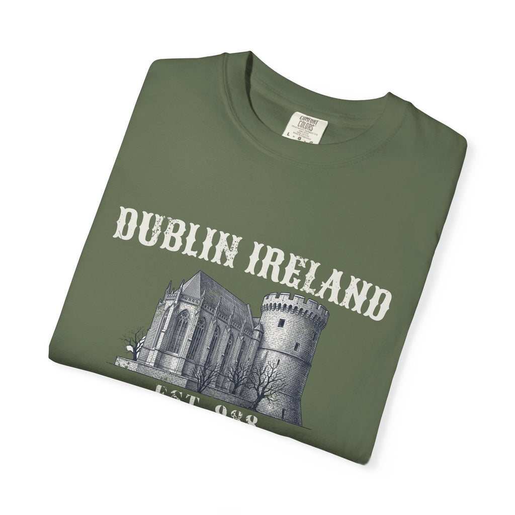 Dublin Ireland Castle Pen and Ink Sketch T-Shirt