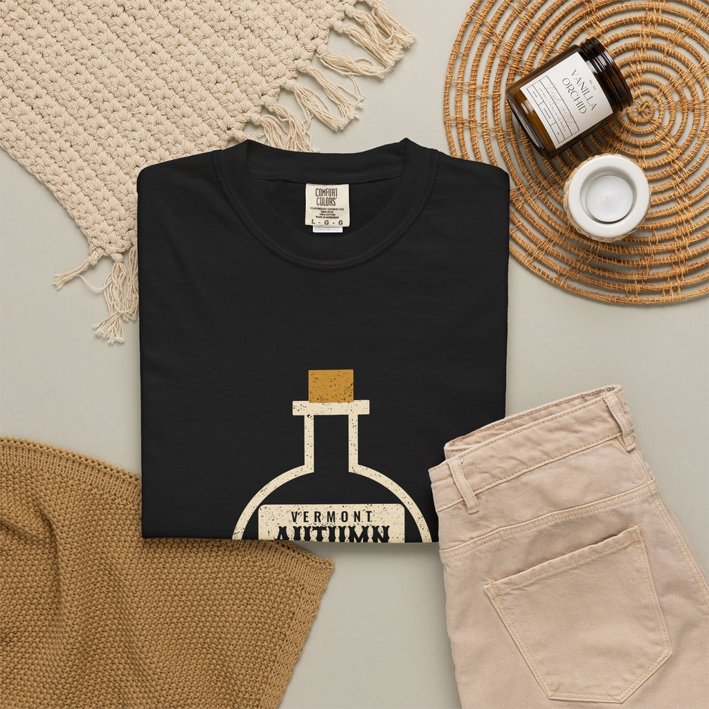 Vermont Autumn Apothecary Flask T-Shirt