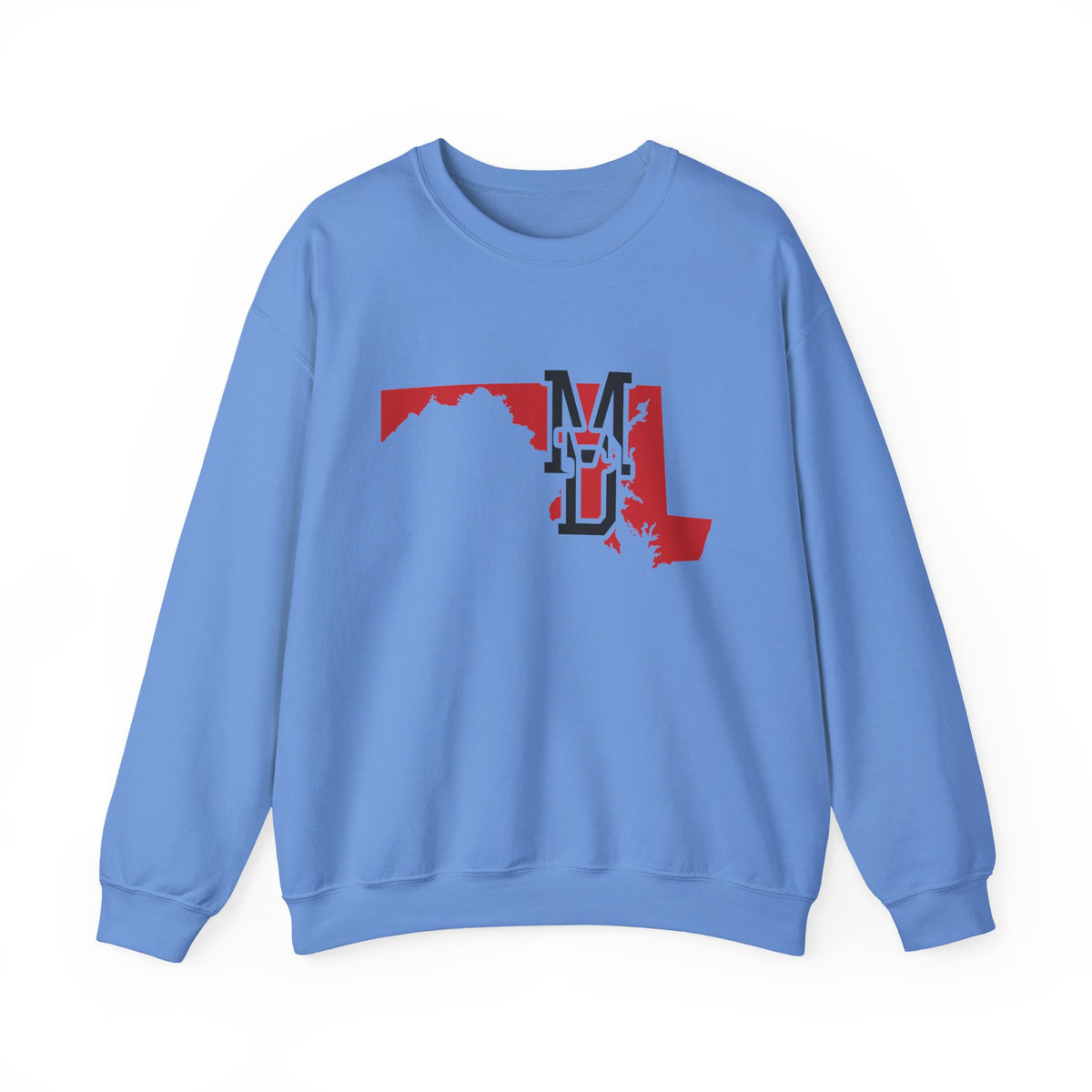 Maryland Varsity Monogram Map Crewneck Sweatshirt