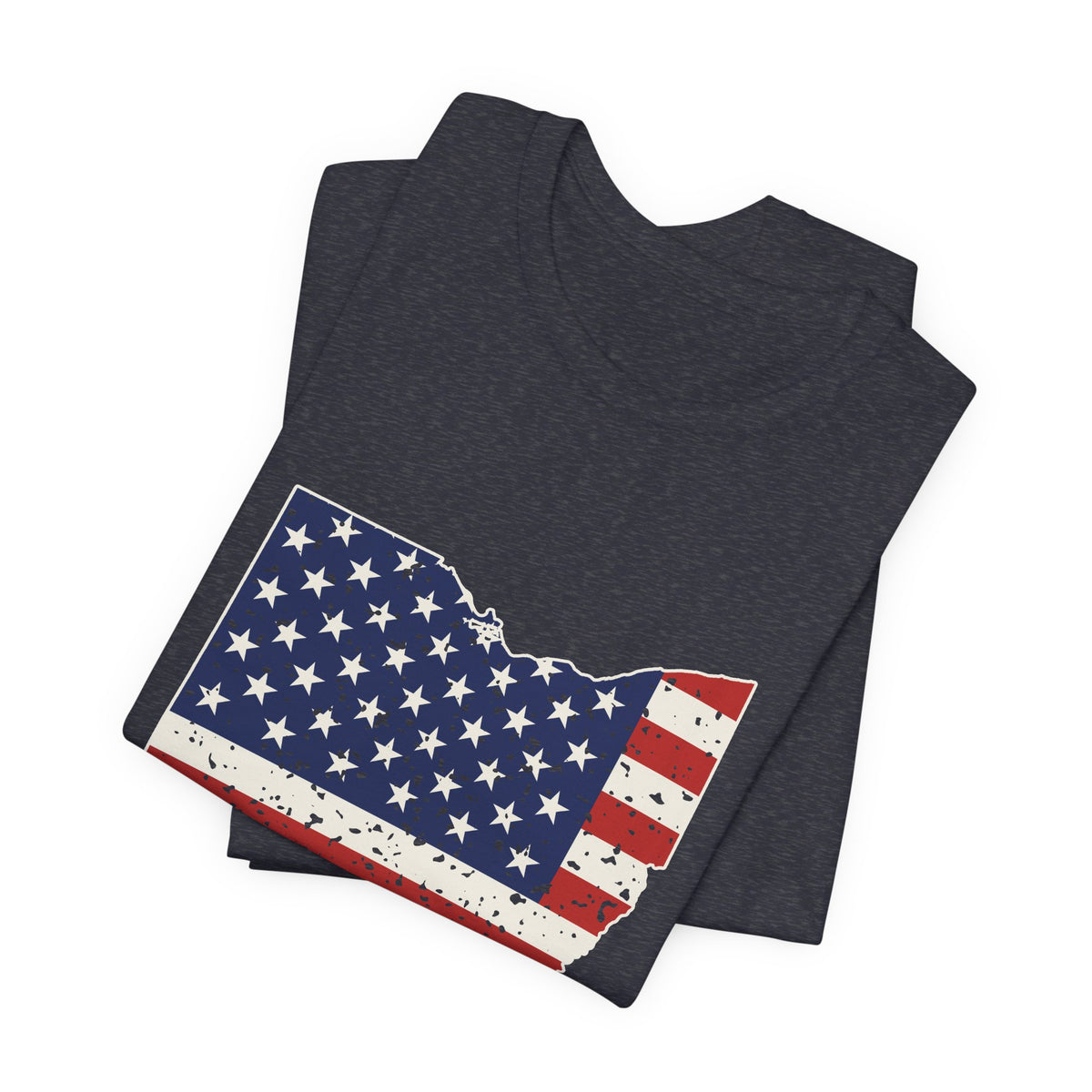 Ohio American Flag Map T-Shirt