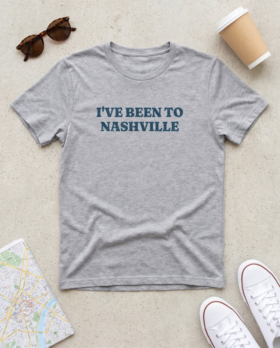 I've Been to Nashville Vintage Travel Souvenir T-Shirt (photo)