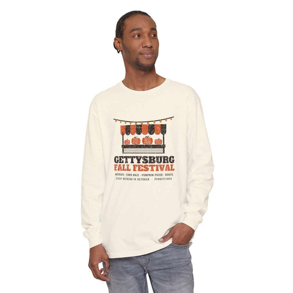 Gettysburg Pennsylvania Fall Festival Farm Stand Long Sleeve Tee