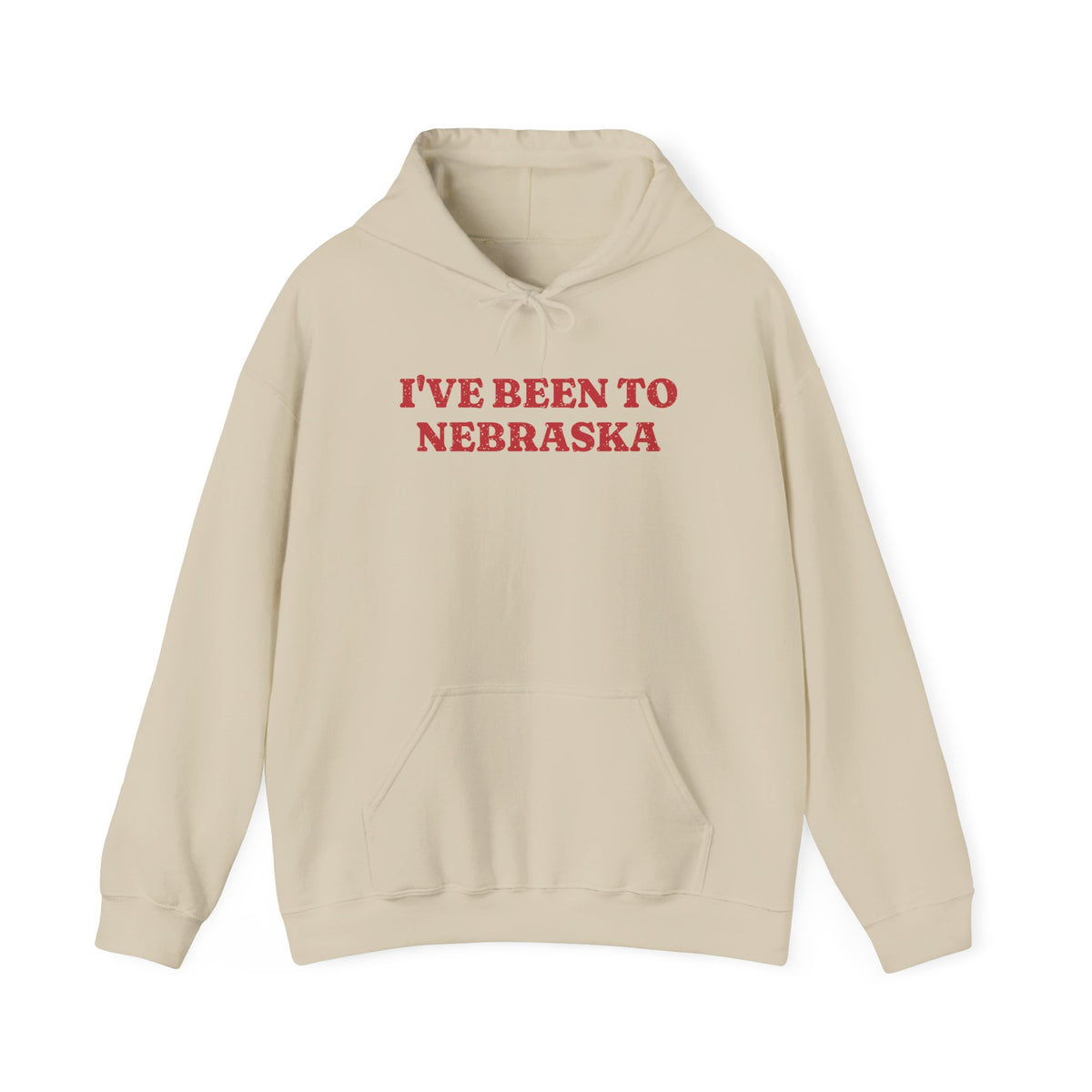 I've Been to Nebraska Vintage Travel Souvenir Hoodie
