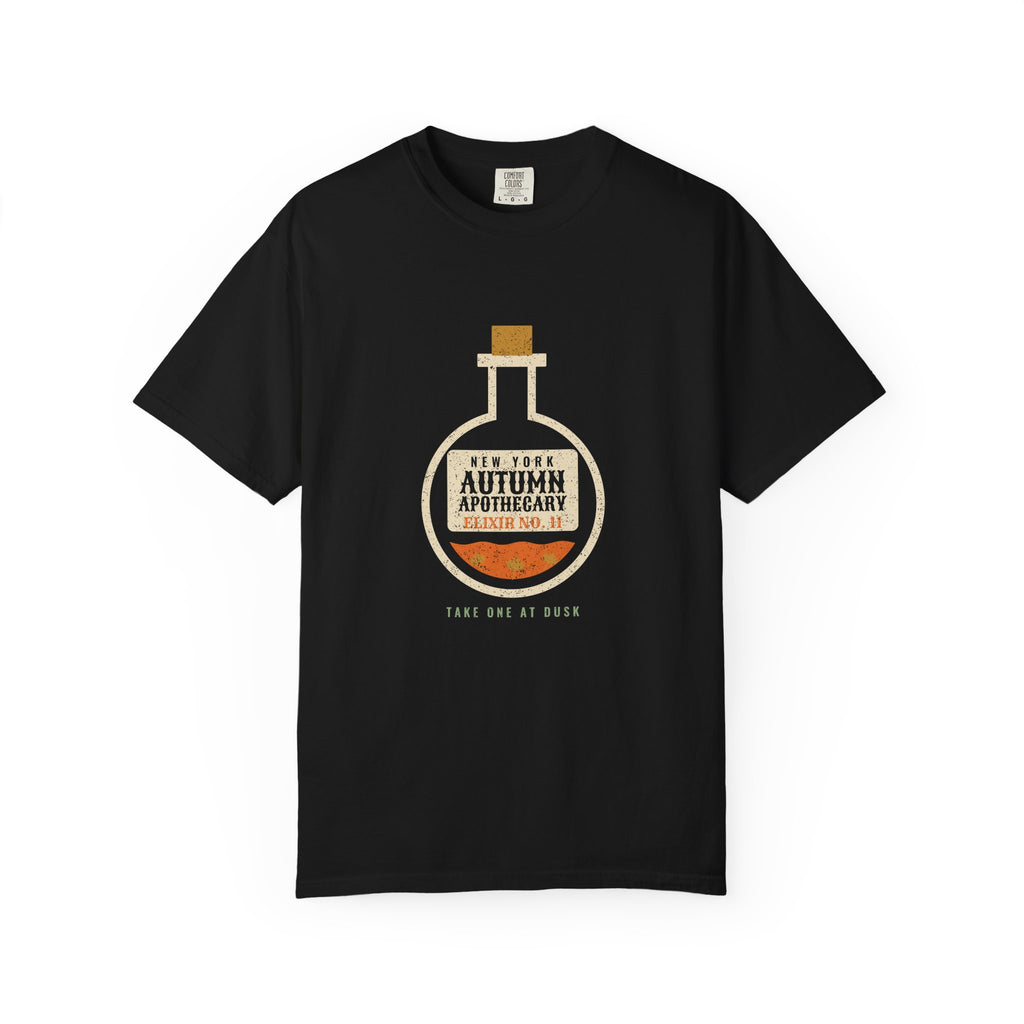 New York Autumn Apothecary Flask T-Shirt