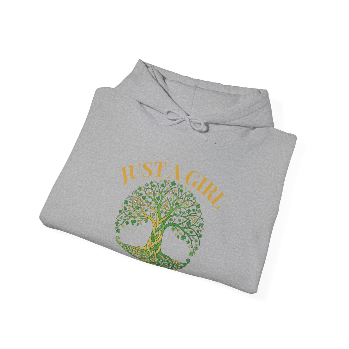 Just a Girl With Irish Roots Tree of Life Hoodie