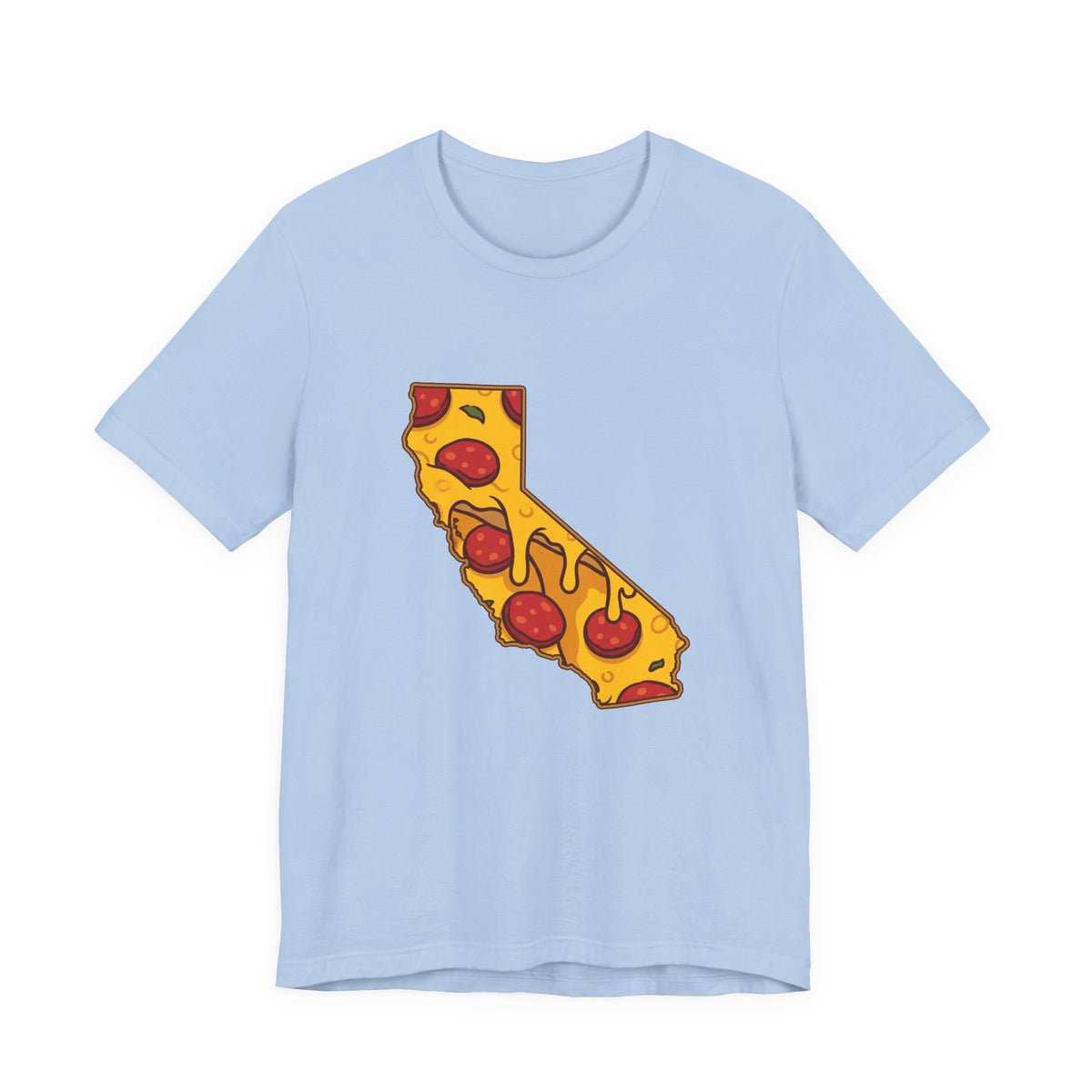California Pizza Map T-Shirt