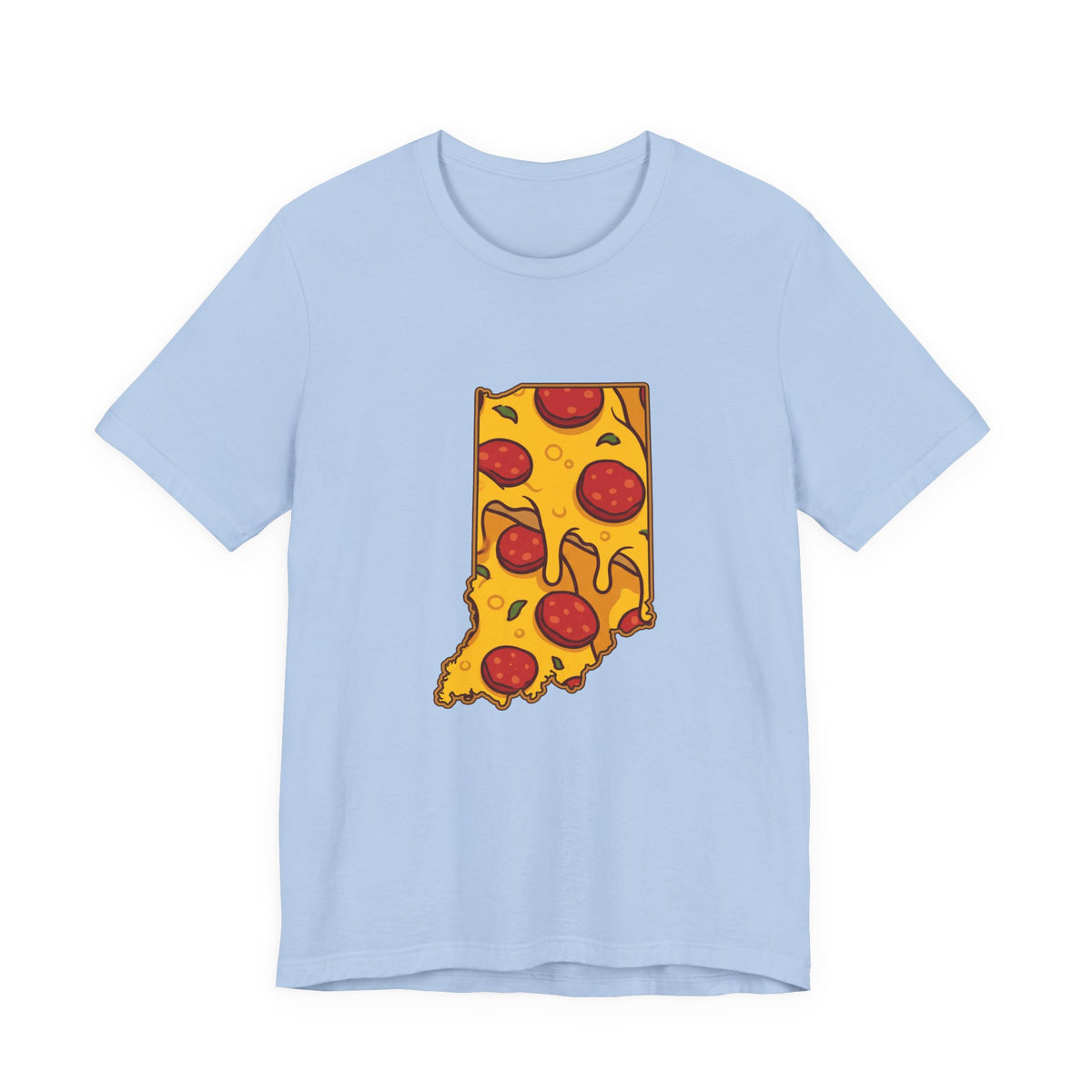 Indiana Pizza Map T-Shirt