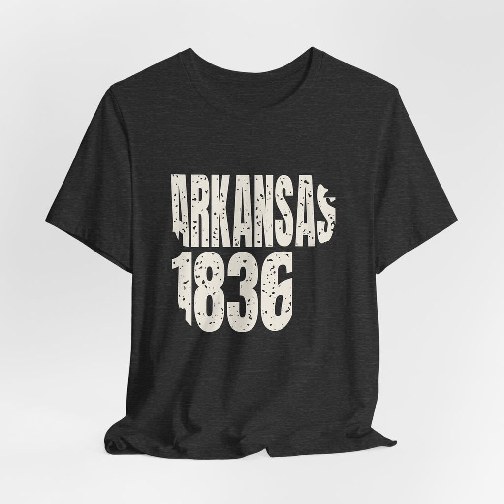 Arkansas Vintage Letters Map T-Shirt