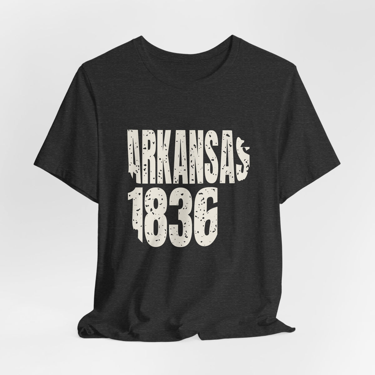 Arkansas Vintage Letters Map T-Shirt