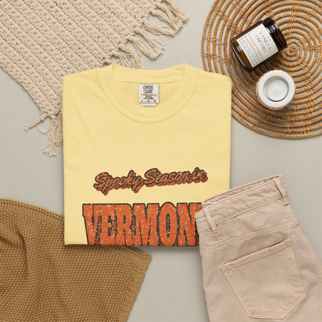 Spooky Season in Vermont Vintage Postcard T-Shirt