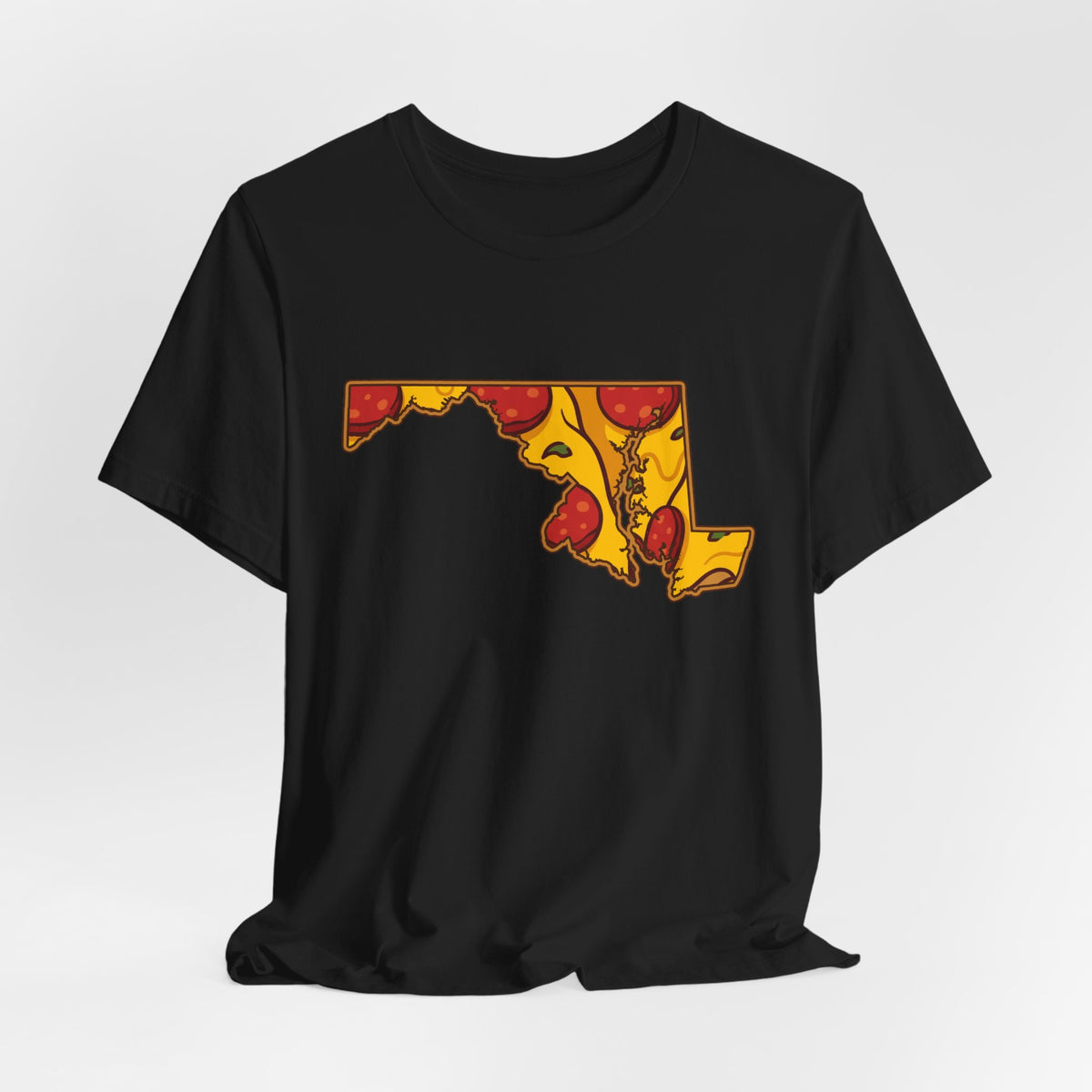 Maryland Pizza Map T-Shirt