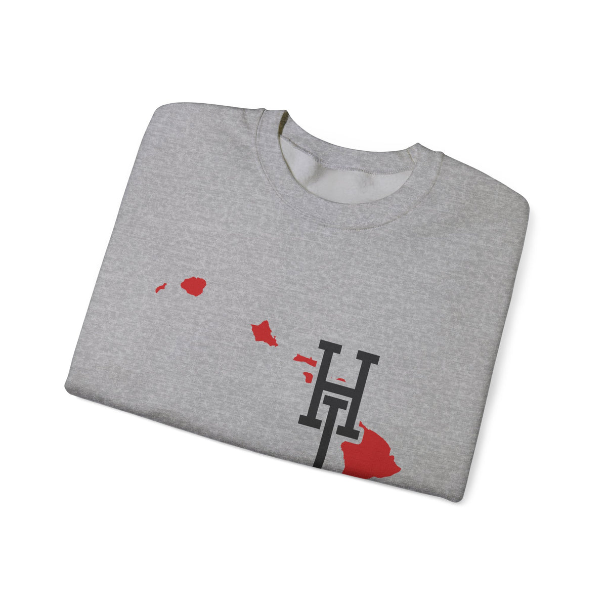 Hawaii Varsity Monogram Map Crewneck Sweatshirt
