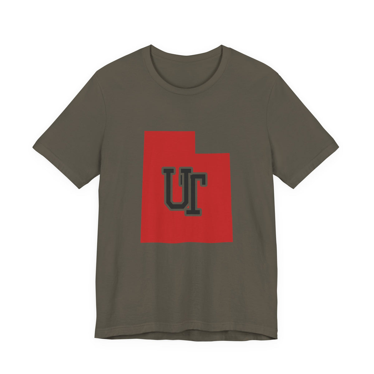 Utah Varsity Monogram Map T-Shirt