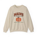 Maine Dept. of Spooky Season Varsity Crewneck Sweatshirt
