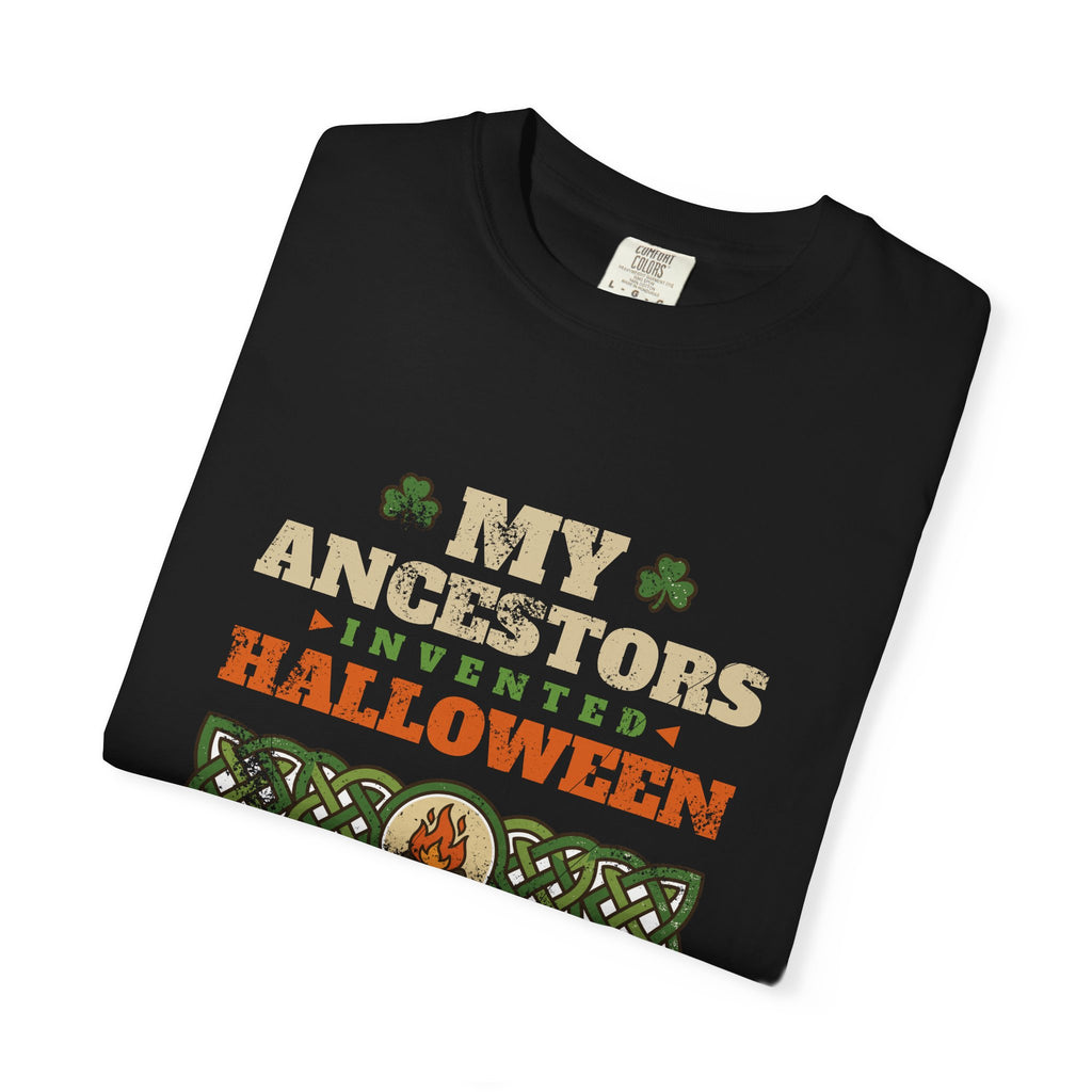 My Ancestors Invented Halloween Celtic Bonfire T-Shirt