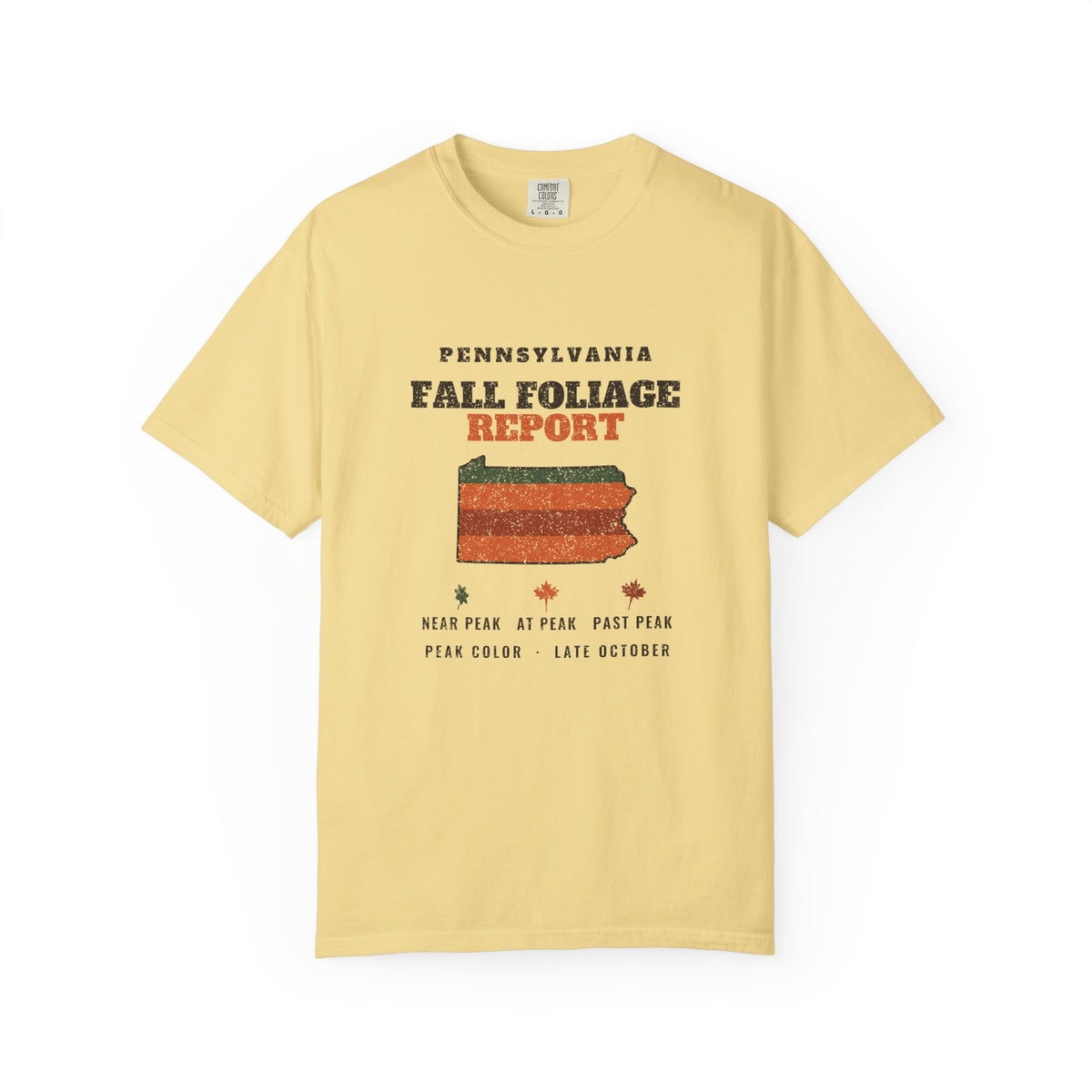 Pennsylvania Fall Foliage Report Map T-Shirt