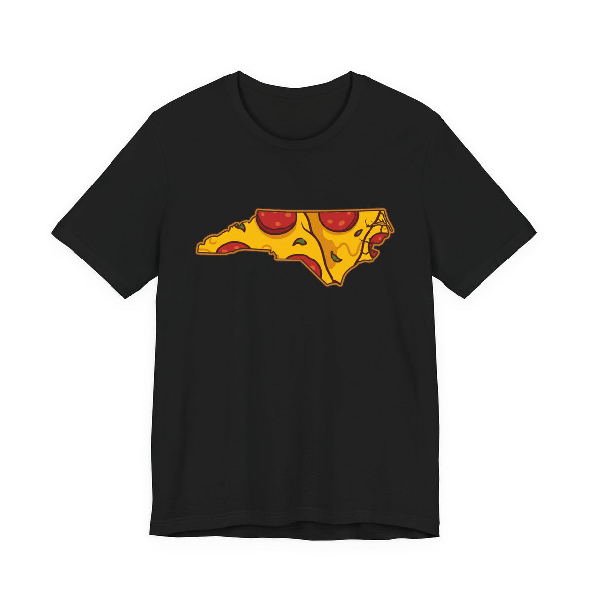 North Carolina Pizza Map T-Shirt