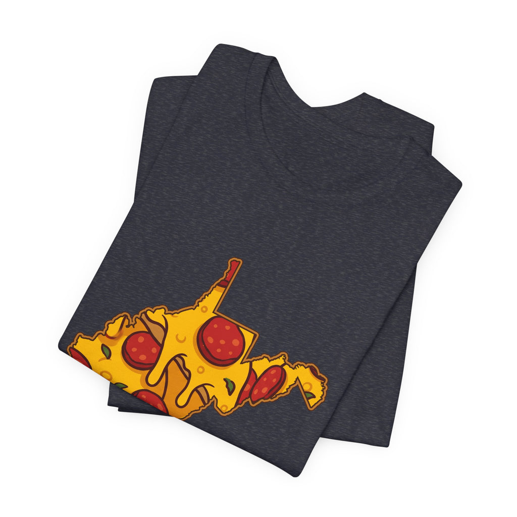 West Virginia Pizza Map T-Shirt