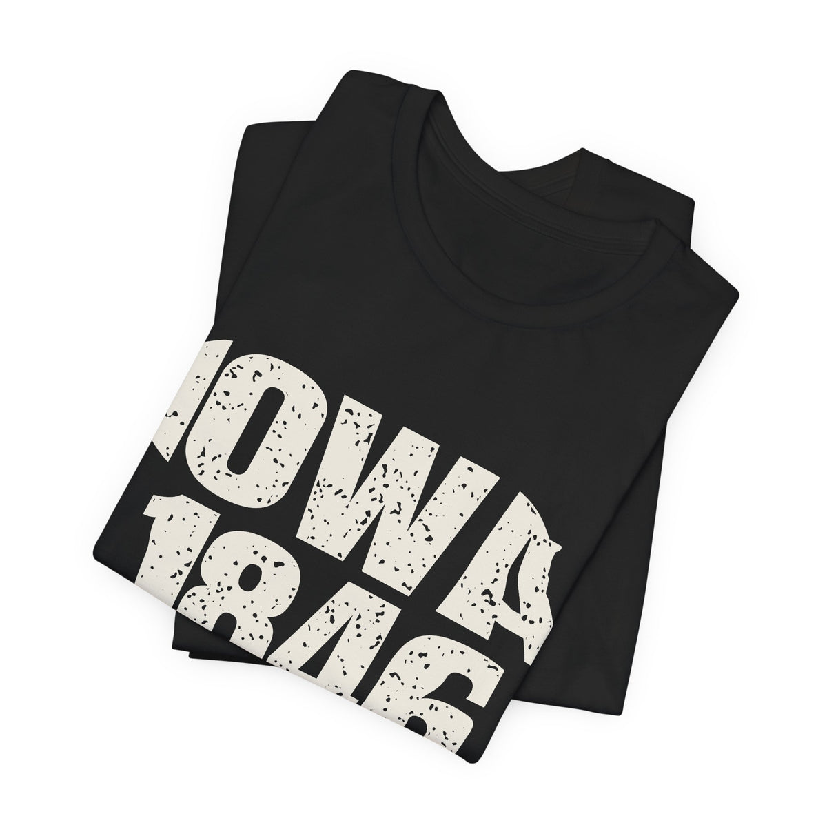 Iowa Vintage Letters Map T-Shirt