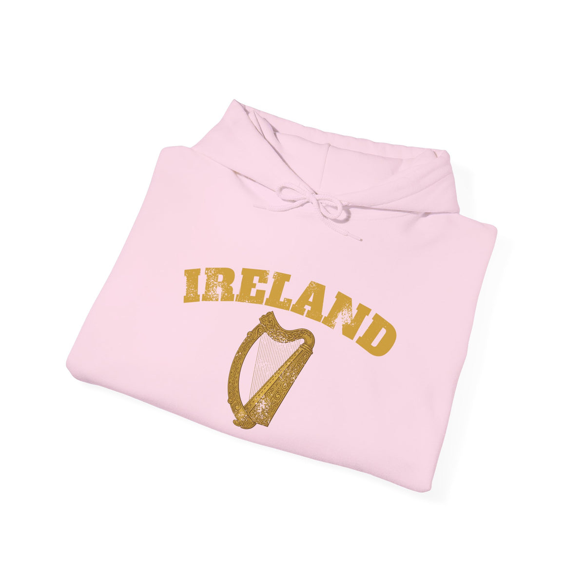 Ireland Vintage Celtic Harp Knotwork Hoodie