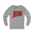 Connecticut Varsity Monogram Map Long Sleeve Tee