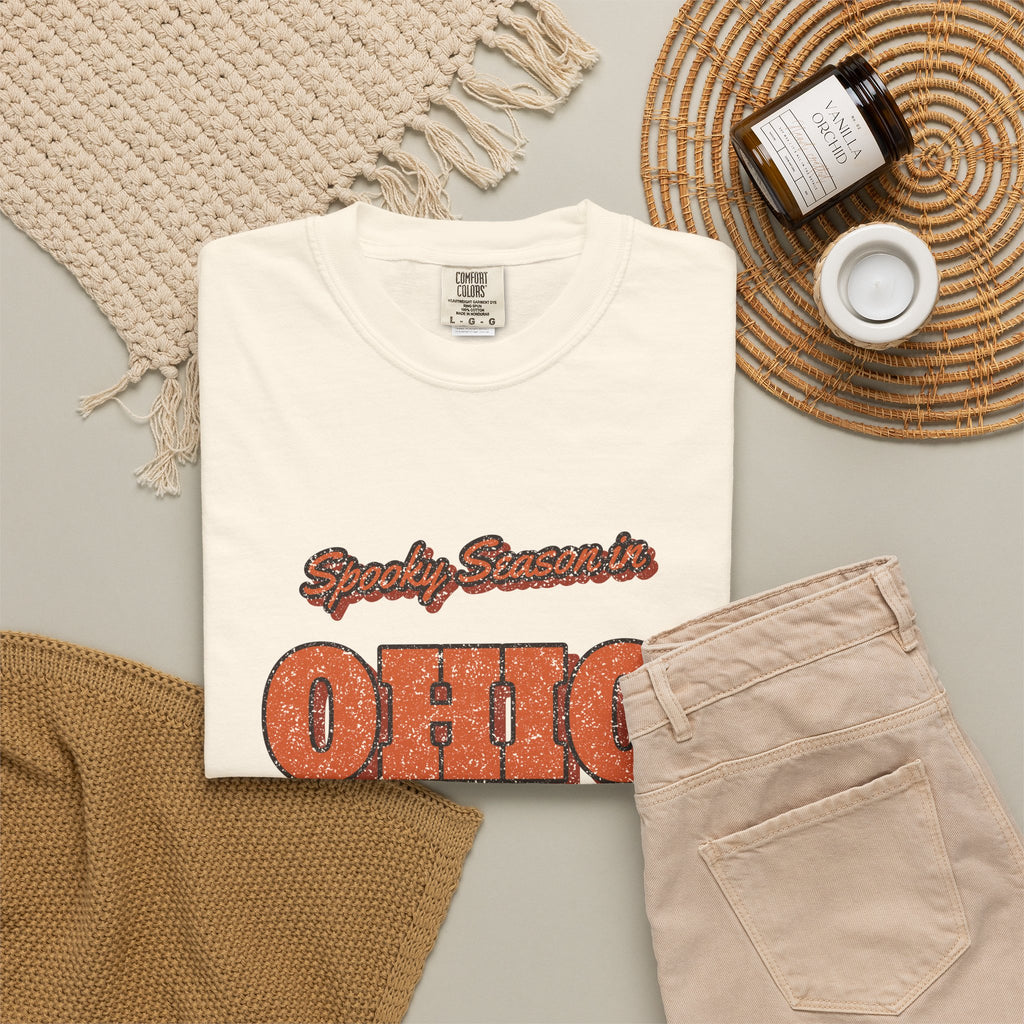 Spooky Season in Ohio Vintage Postcard T-Shirt