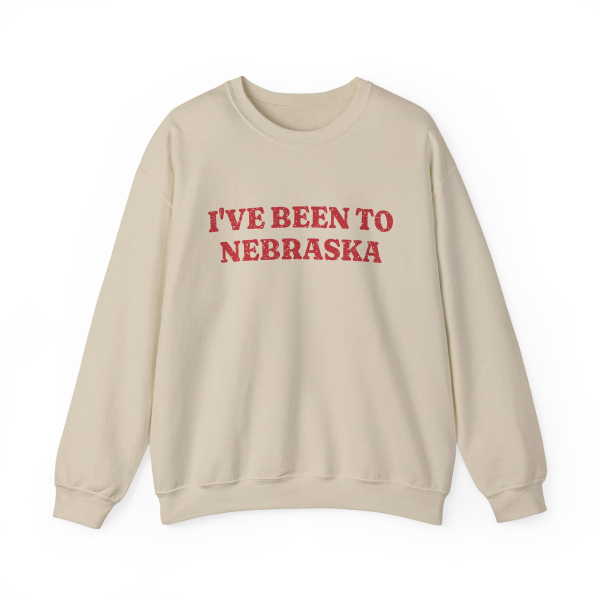 I've Been to Nebraska Vintage Travel Souvenir Crewneck Sweatshirt