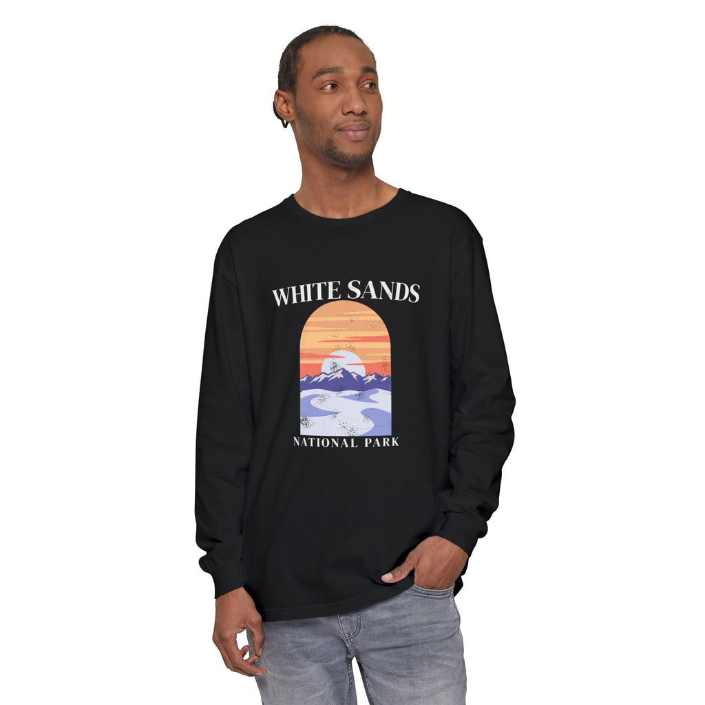 White Sands National Park Desert Sunset Dunes Long Sleeve Tee