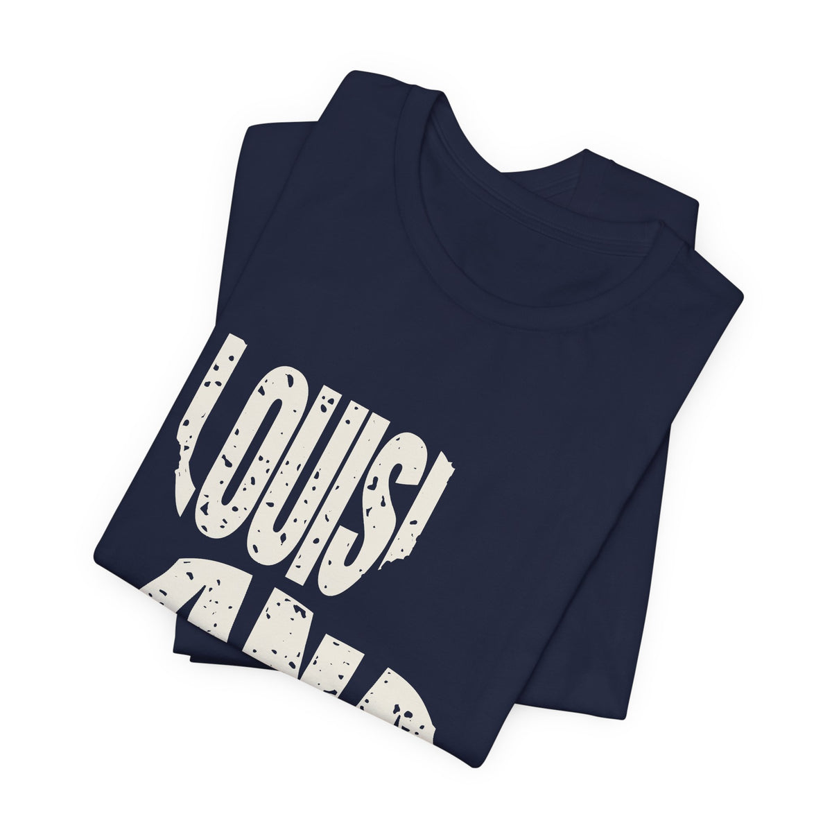 Louisiana Vintage Letters Map T-Shirt