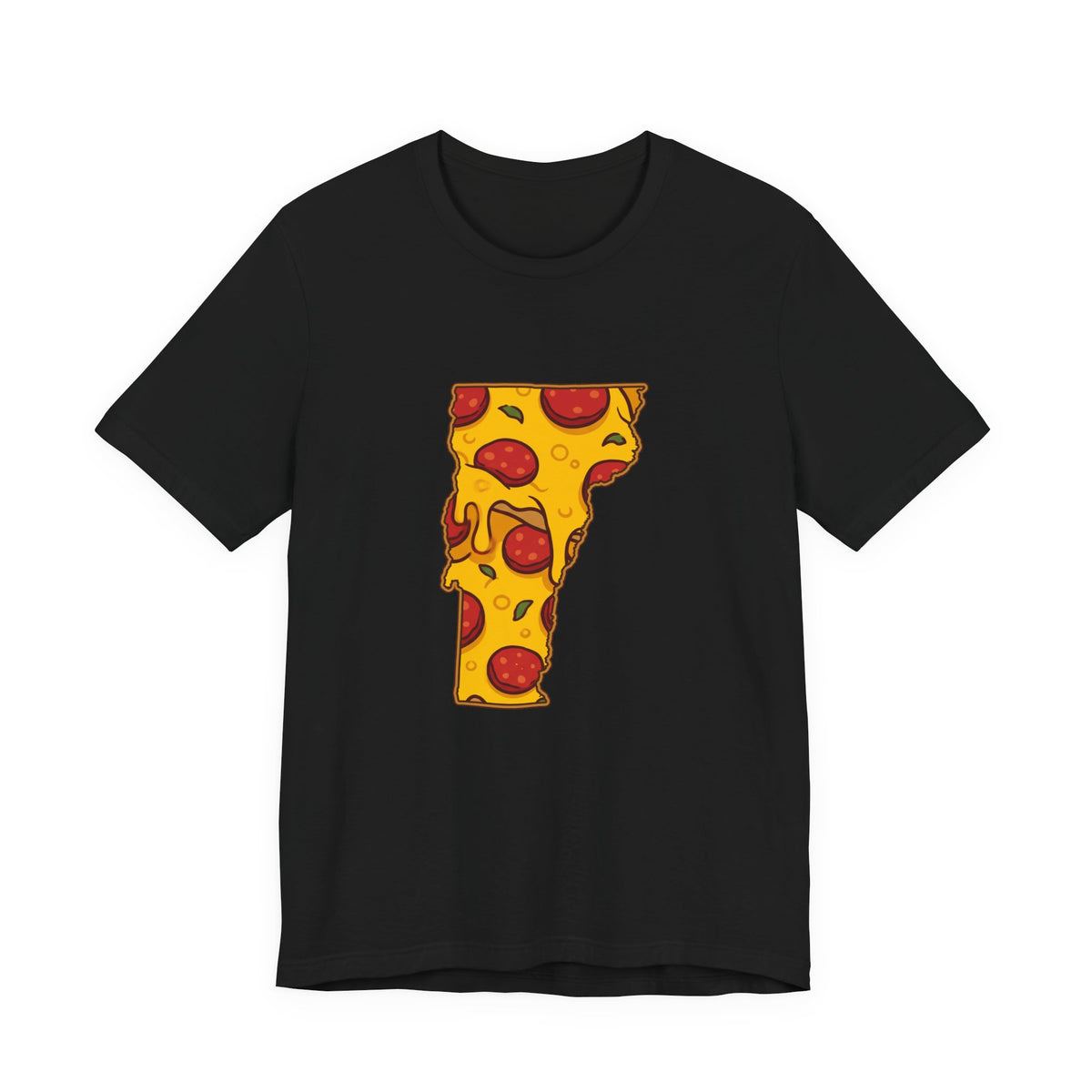 Vermont Pizza Map T-Shirt