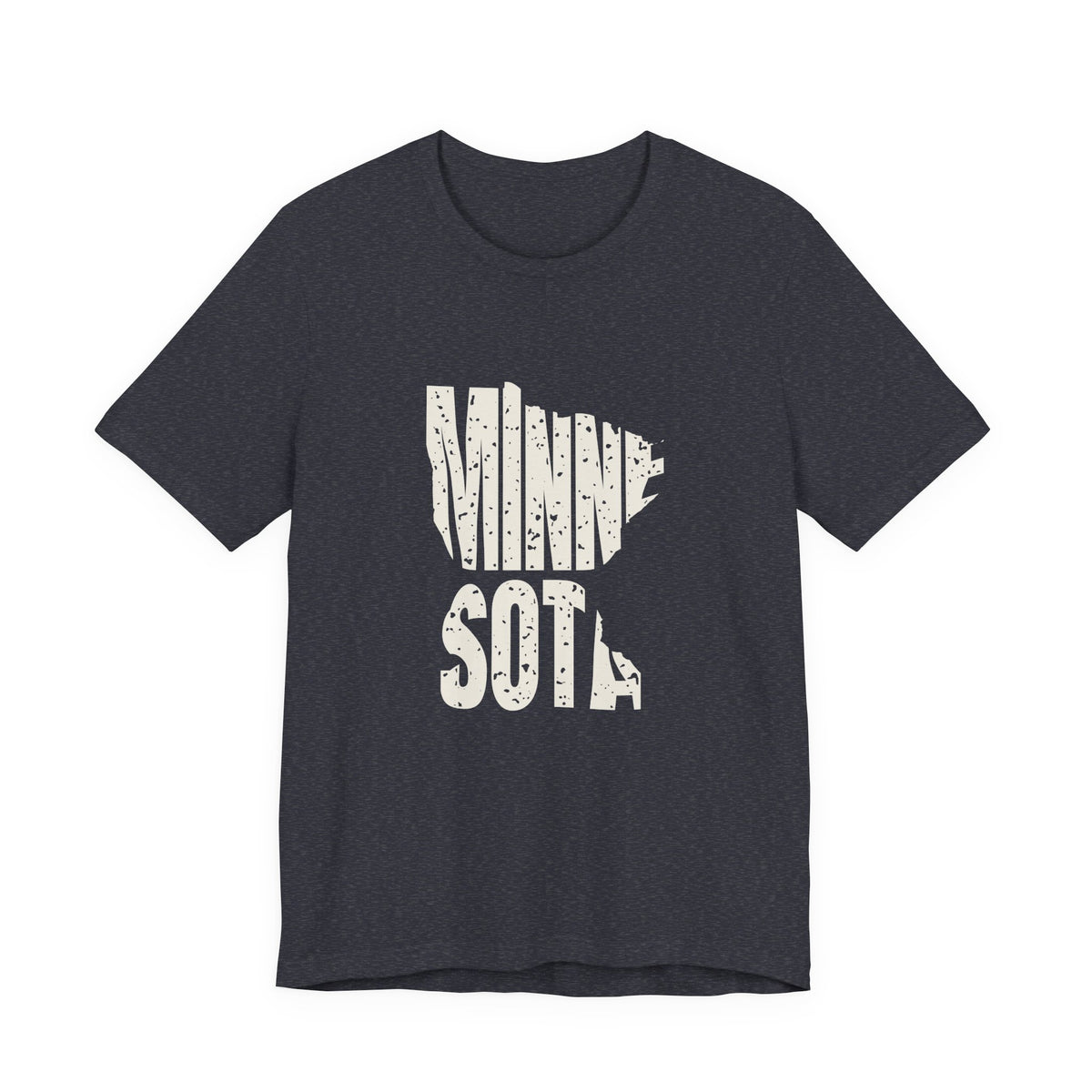 Minnesota Vintage Letters Map T-Shirt