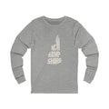 New Hampshire Vintage Letters Map Long Sleeve Tee