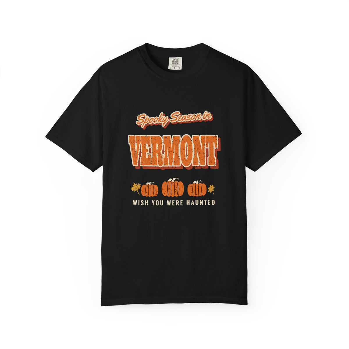 Spooky Season in Vermont Vintage Postcard T-Shirt
