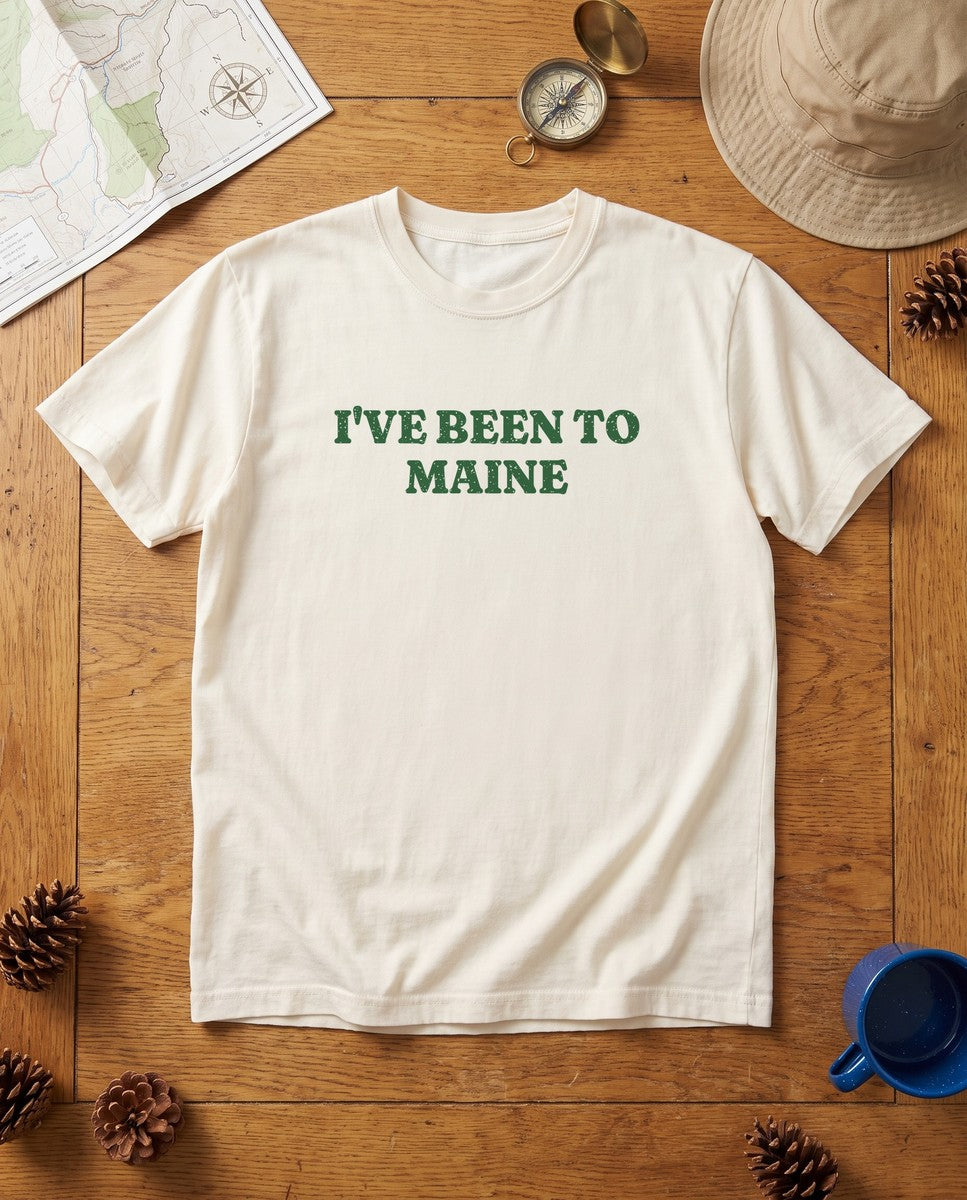 I've Been to Maine Vintage Travel Souvenir T-Shirt (photo)