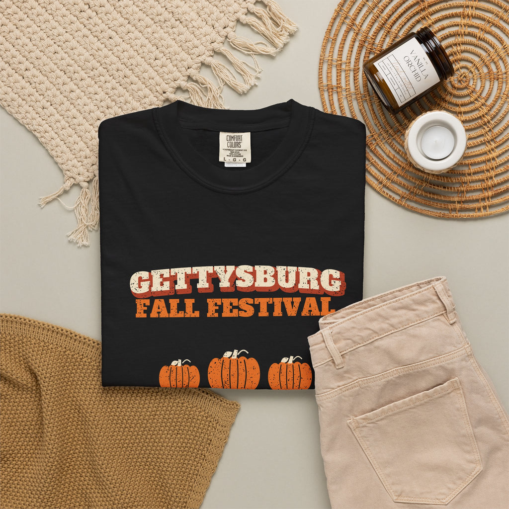 Gettysburg Pennsylvania Fall Festival Hay Wagon T-Shirt