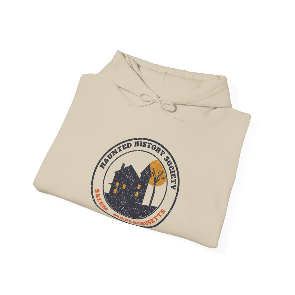 Salem Massachusetts Haunted History Society Seal Hoodie