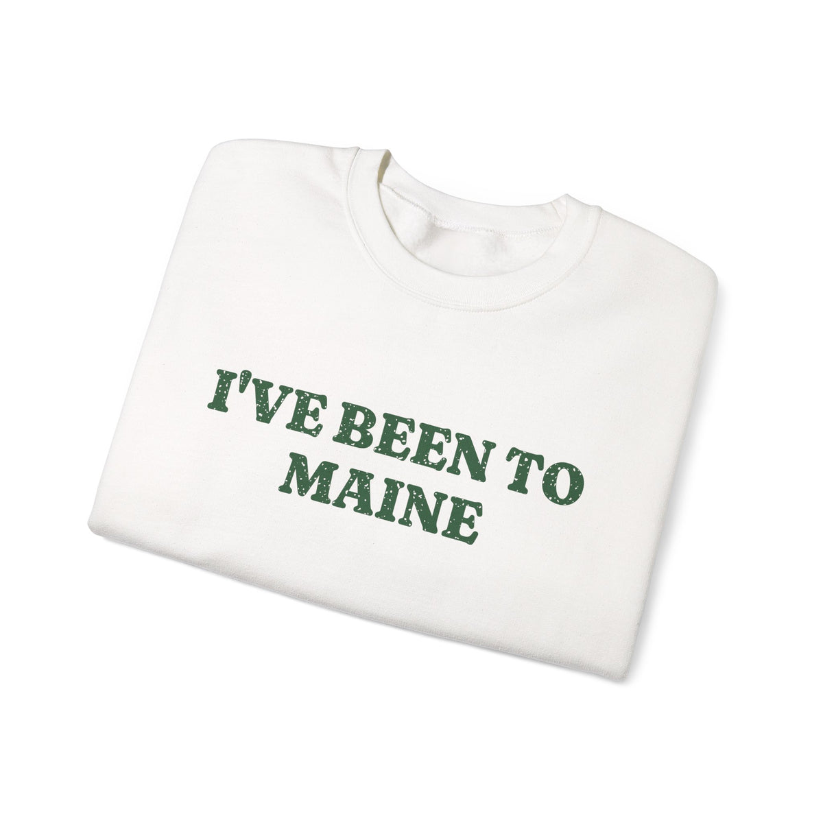 I've Been to Maine Vintage Travel Souvenir Crewneck Sweatshirt
