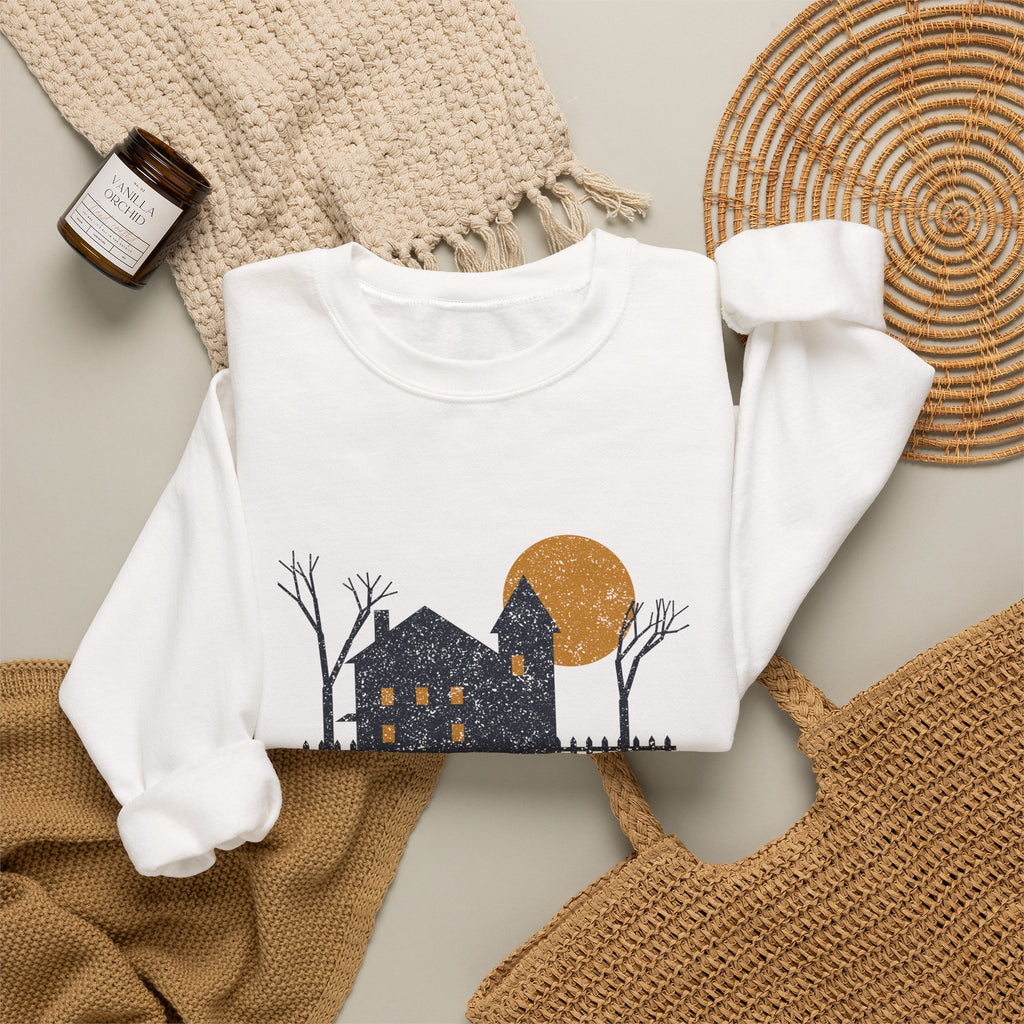 Saugatuck Michigan Haunted History Society Crewneck Sweatshirt