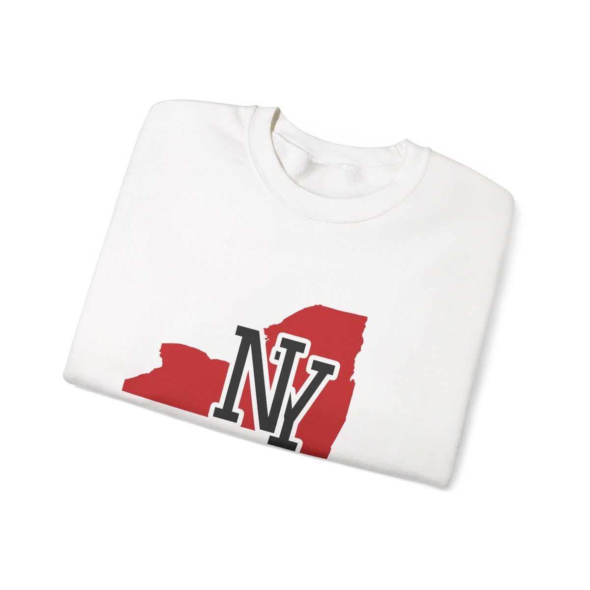 New York Varsity Monogram Map Crewneck Sweatshirt