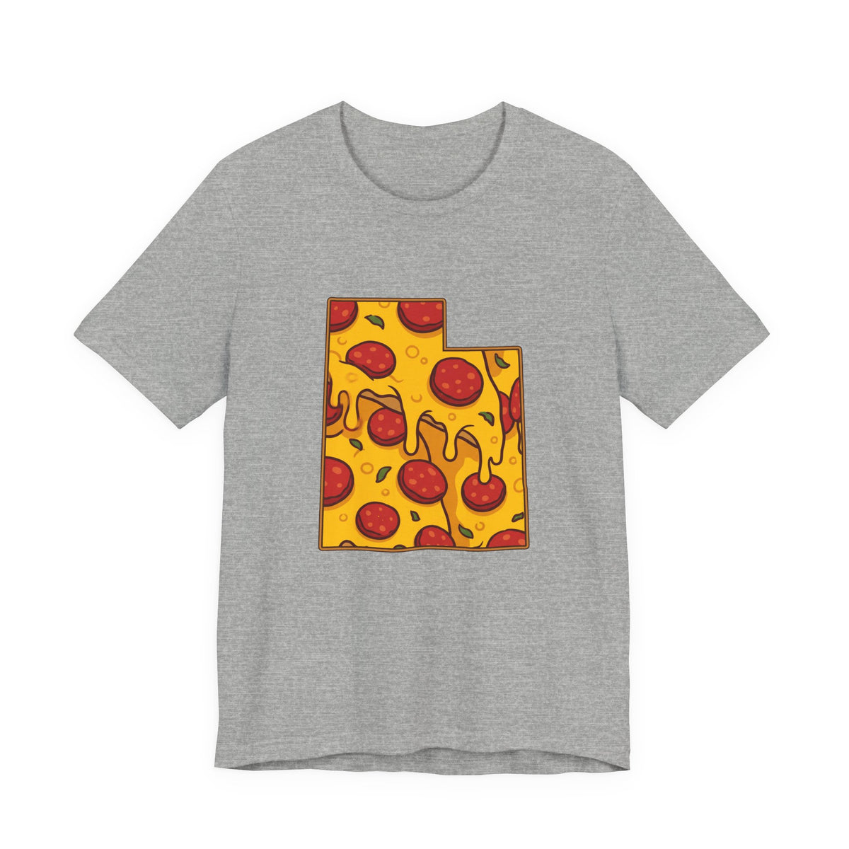 Utah Pizza Map T-Shirt