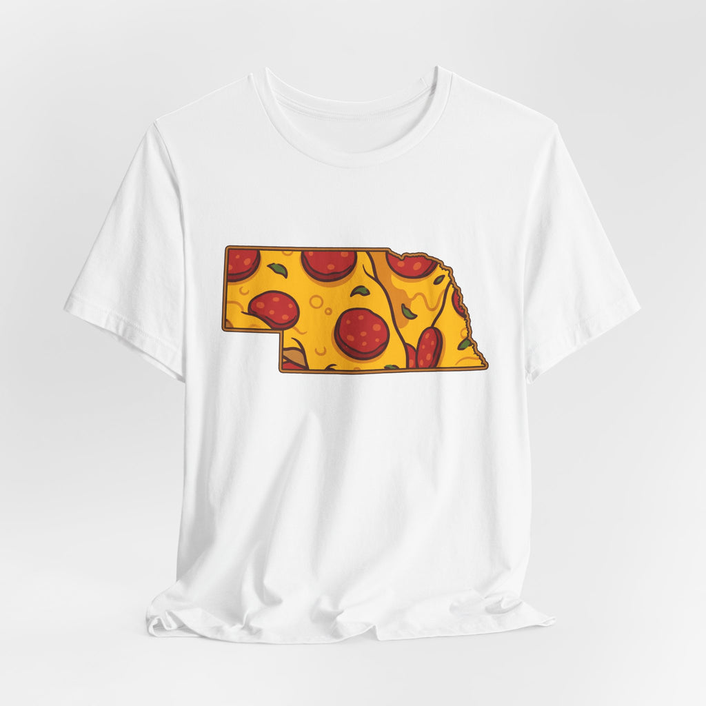 Nebraska Pizza Map T-Shirt