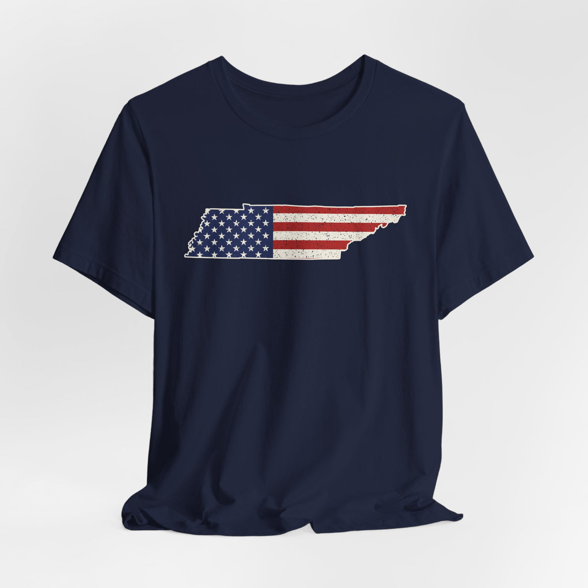 Tennessee American Flag Map T-Shirt