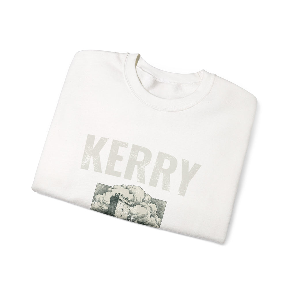 Kerry Ireland Est 1606 Castle Tower Sketch Crewneck Sweatshirt